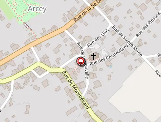 Carte de Arnoux Sylvie à Arcey
