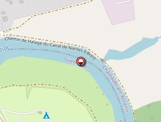 Carte de Camping St Clair à Guenrouet