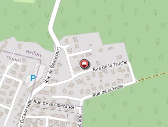 Carte de Badaire à Fesches-le-châtel