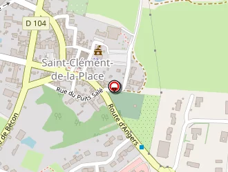 Carte de Tessier à Saint-clément-de-la-place