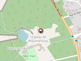 Carte de Réserve De Beaumarchais à Autrèche