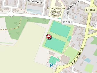 Carte de Complexe Sportif à Saint-clément-de-la-place