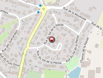 Carte de Fruchaud à Saint-clément-de-la-place