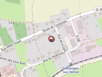 Carte de Halte Garderie à Coulanges-sur-yonne