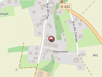 Carte de Menuiserie Ebénisterie Albert Dattler à Feldbach