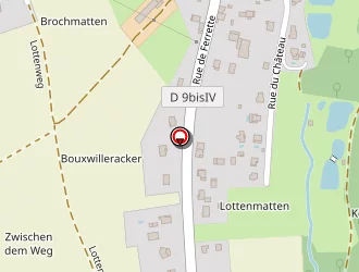 Carte de Ledieu Pérrine à Riespach