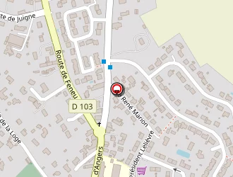 Carte de Diagonal à Cantenay-épinard