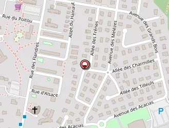 Carte de Cure à Grand-charmont