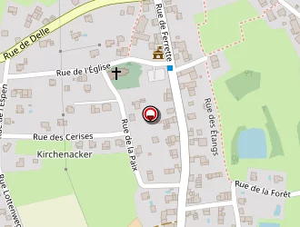 Carte de Pflieger Bernard à Riespach