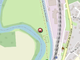 Carte de La Poste à Châtel-censoir