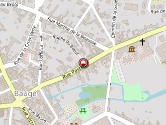 Carte de Acces' Cible à Bauge en anjou