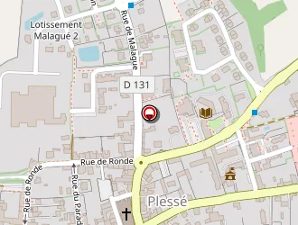 Carte de La Poste à Plessé