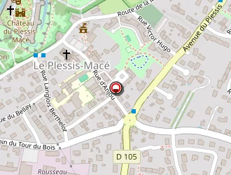 Carte de Rousseau à Plessis-macé (le)