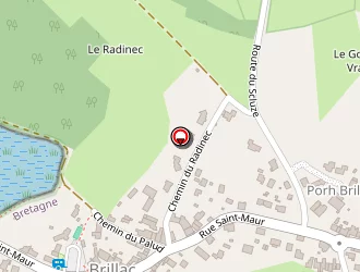 Carte de Ar Motten à Sarzeau