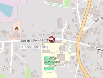 Carte de Collège Privé Notre Dame à Baugé
