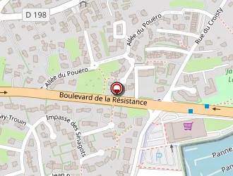 Carte de Intermarché Super à Arzon