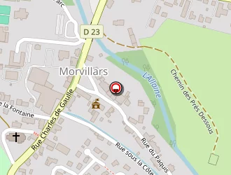 Carte de La Poste à Morvillars