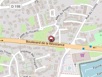 Carte de Les Embruns à Arzon