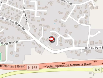 Carte de Sas Théaud à Muzillac