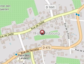 Carte de Agence Postale à Folgensbourg