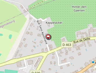 Carte de Stade Municipal à Folgensbourg