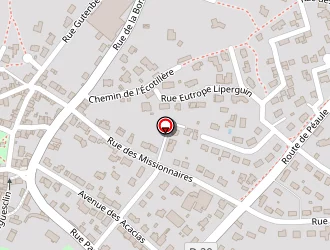 Carte de Collège Sainte Thérèse à Muzillac