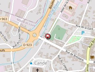 Carte de Martine à Candé