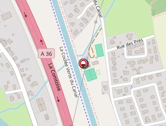 Carte de La Croix Bleue à Trévenans