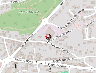 Carte de Centre De Soins De Suite Et De Réadaptation Le Chillon à Candé