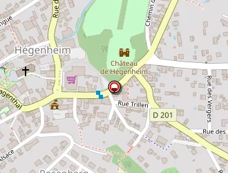 Carte de La Poste à Hégenheim