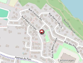 Carte de Complexe Sportif Du Lossec à Muzillac