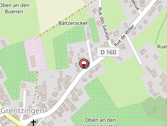 Carte de Mecker à Grentzingen