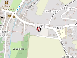 Carte de Centre De Secours à Beaumont-la-ronce