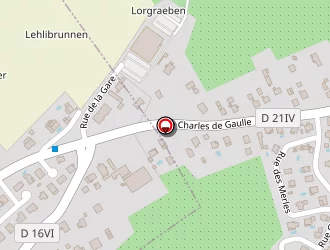 Carte de Charpentes Vogel à Attenschwiller