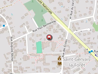 Carte de Centre Mattel à Saint-gervais-la-forêt