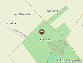 Carte de Salle Polyvalente à Attenschwiller