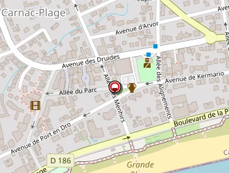 Carte de La Boutique à Carnac