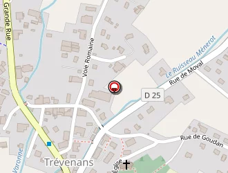 Carte de Hosotte à Trévenans