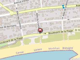 Carte de Fisher's Club à Carnac