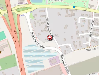 Carte de B&b Hôtel à Vineuil