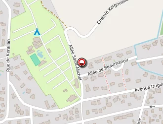 Carte de Le Yondre Roger à Carnac