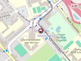 Carte de Espace Loisirs à Saint-louis