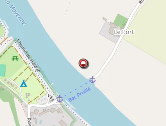 Carte de Auberge Du Bac à Pruillé