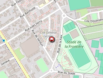 Carte de Stades à Saint-louis