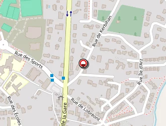 Carte de Hôtel Le Lobréont à Surzur