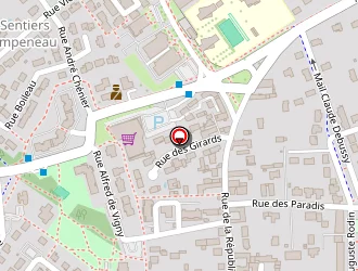 Carte de College Prive Notre Dame à Vineuil