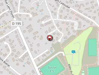 Carte de Ecole Privée Saint André à Surzur