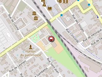 Carte de Dinger à Saint-louis