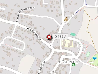 Carte de Corbeau Sylviane à Guerno (le)