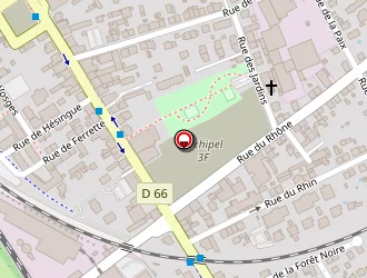 Carte de Simon Valentin à Saint-louis